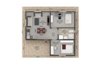 49 m² Каркасные Дома